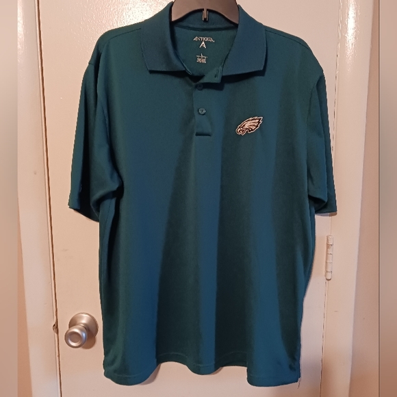NFL Shirts Vintage Antigua Eagles Golf Shirt Sz Lg Poshmark